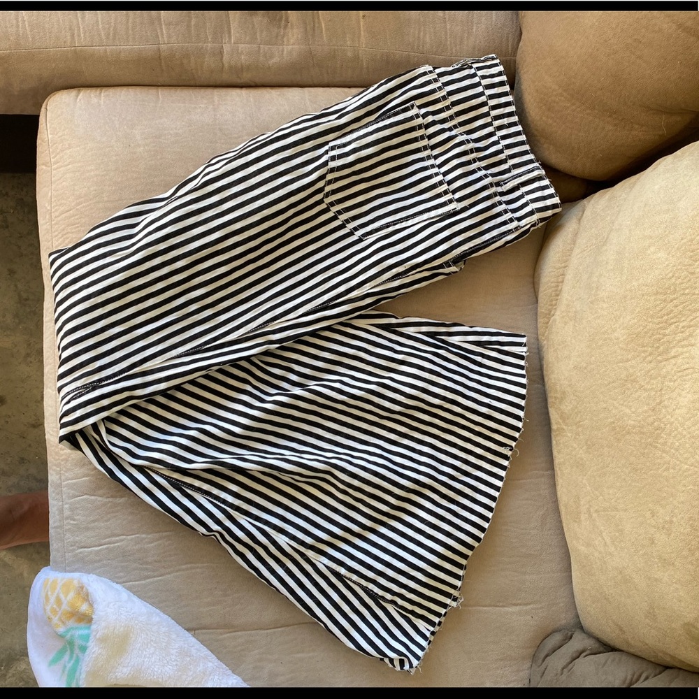 Striped bell bottoms